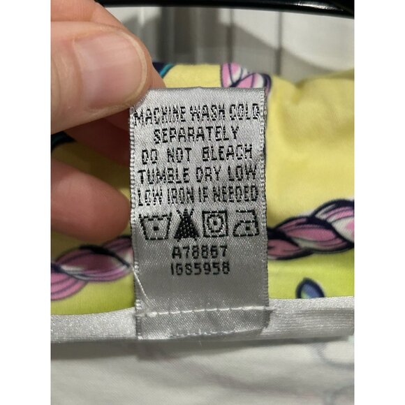 Simonton Says Multicolor Nautical Print Button Down Shirt Size L Stretchy - Picture 8 of 10